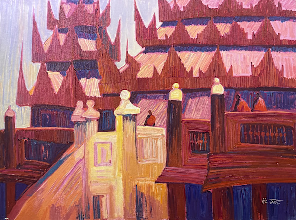 Monastery Life (2007) by Win Tint