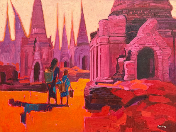 Mwe Taw Kakku Pagoda by Win Tint