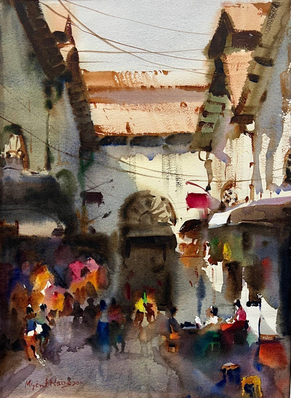 Scott Market (Bogyoke Market) by Myint Naing