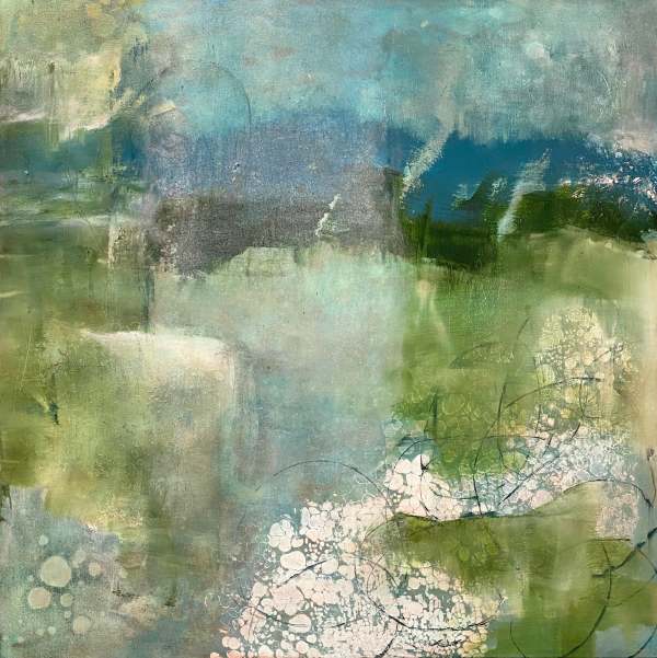 Juanita Bellavance, From the thicket, 2020, Acrylic on canvas, 36 x 36 inches by Juanita Bellavance
