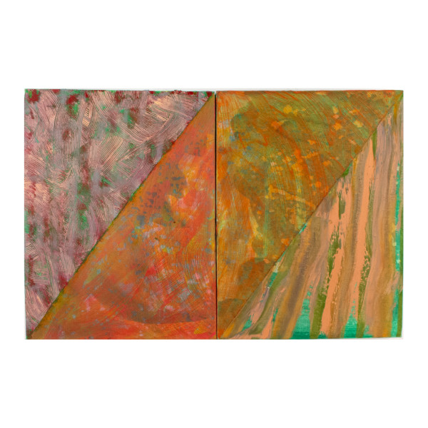Diagonal Diptych by Bruce Price
