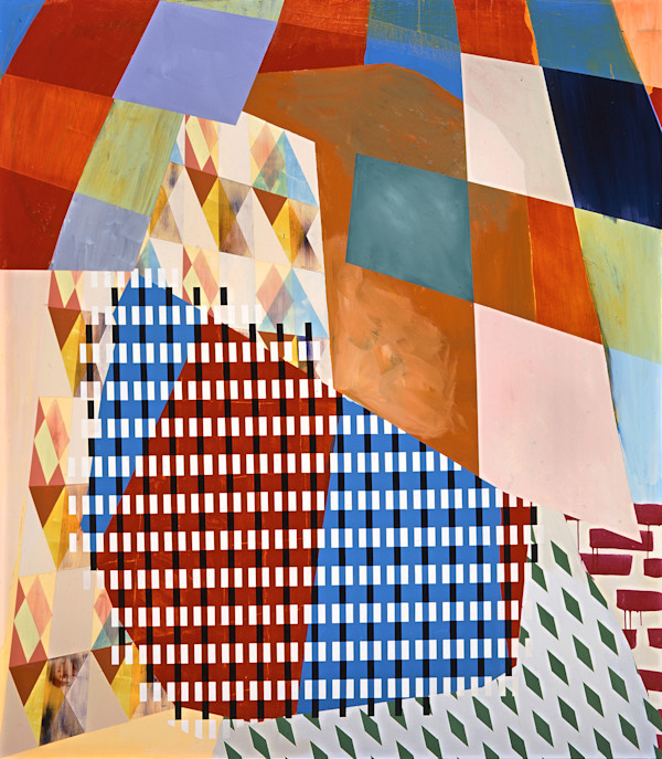 Large Painting by Bruce Price, Image 1.