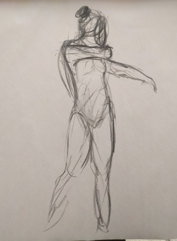 Scribble Figure Sketch by Jana Renée