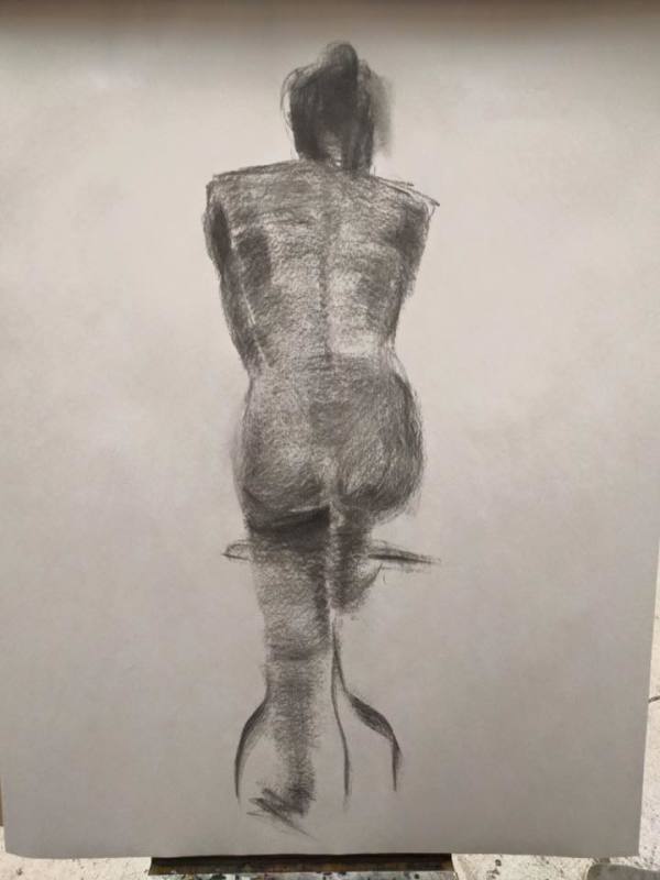 Short Pose Figure Study by Jana Renée