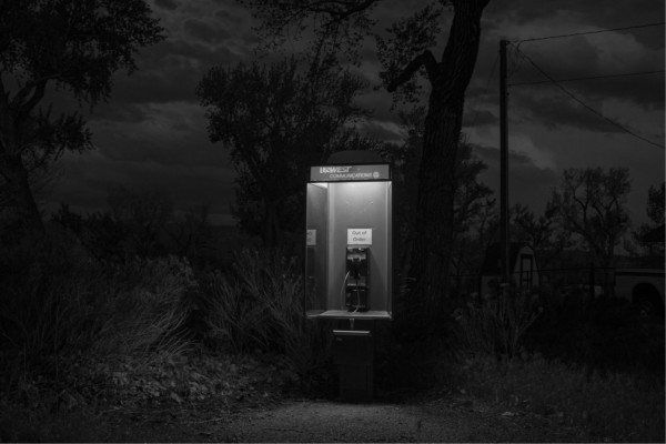 US West payphone at the campground at Dinosaur National Monument, Utah. 2015 by Russel  Albert Daniels