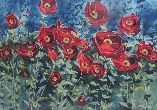 California Poppies by Thomas Leek
