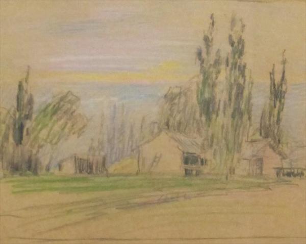 Untitled (Jones Barn) by Elzy (E.J.) Bird