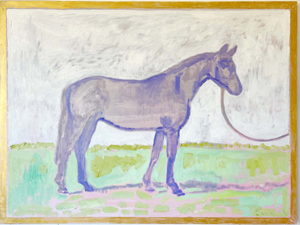 Lavender Horse Facing East by Anne-Louise Ewen