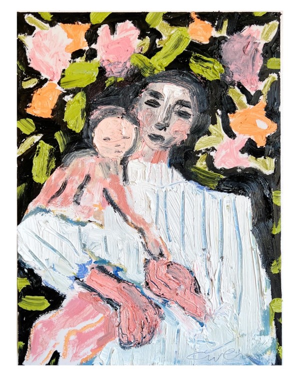 Mother and Child, Floral