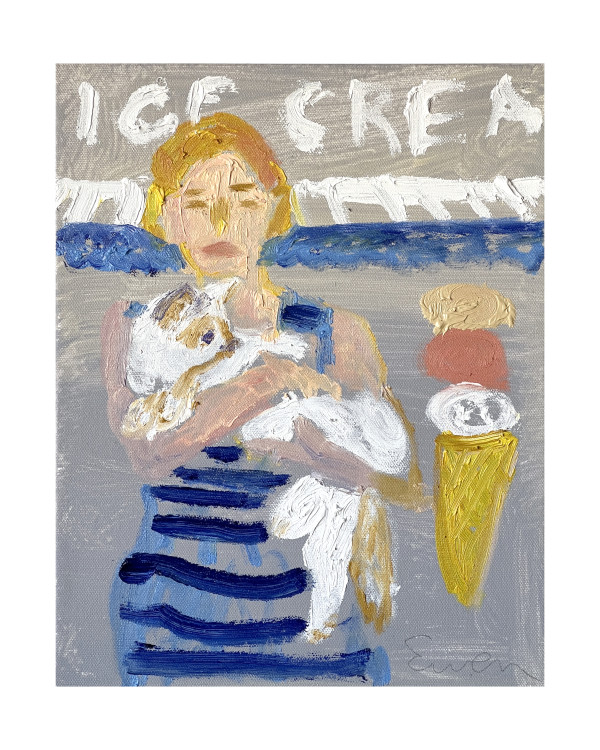 Cat Painting: We Must Risk Delight by Anne-Louise Ewen