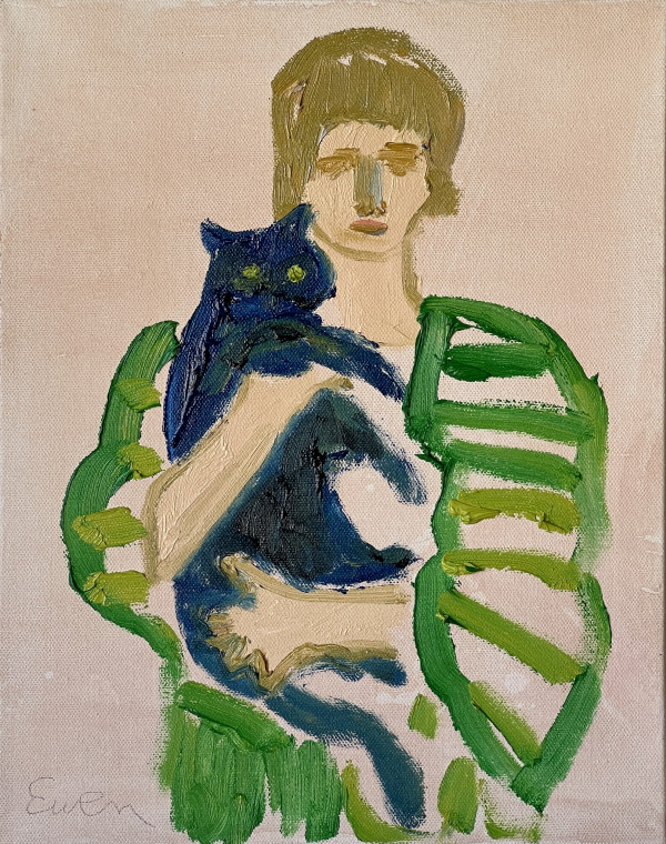 Cat Painting: My Cat, My Resolve to Travel, and My Solitude by Anne-Louise Ewen