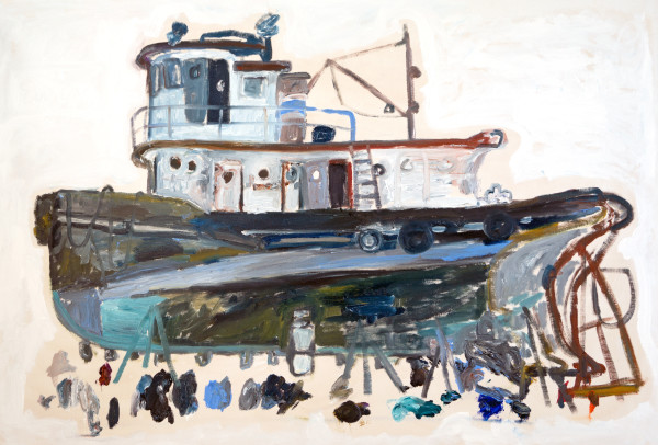 Tugboat Under Repair