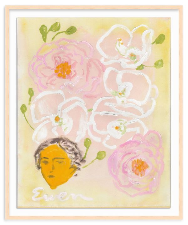 Flowers with Golden Face by Anne-Louise Ewen