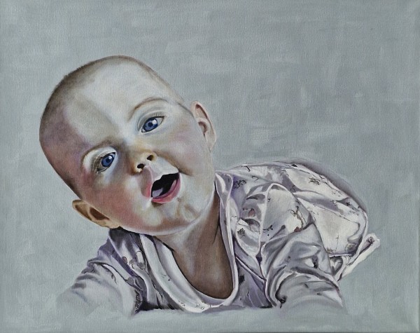 Baby Portrait by Evangeline Thyme