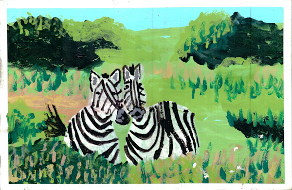 Zebras by Mickey Daly