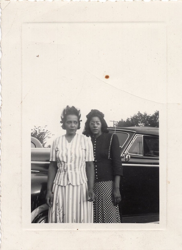 Stripes, polka dots, and hair aflame by Unknown