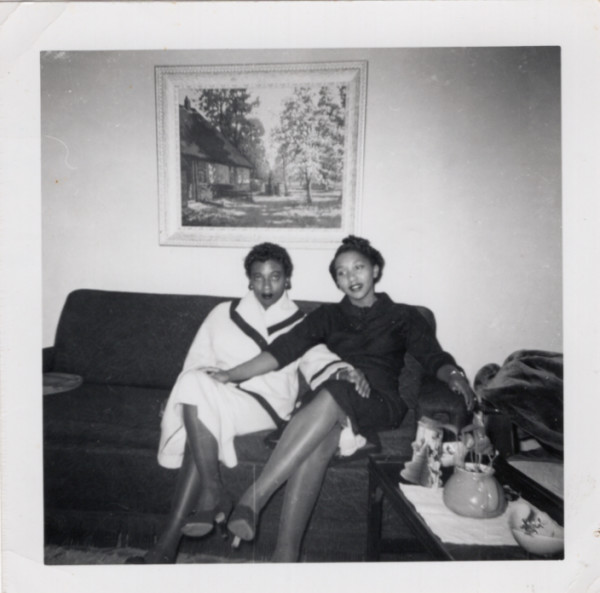 Christy and friend by Unknown