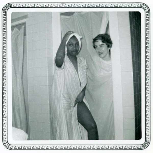 Two women, one shower, San Antonio, Texas by Unknown