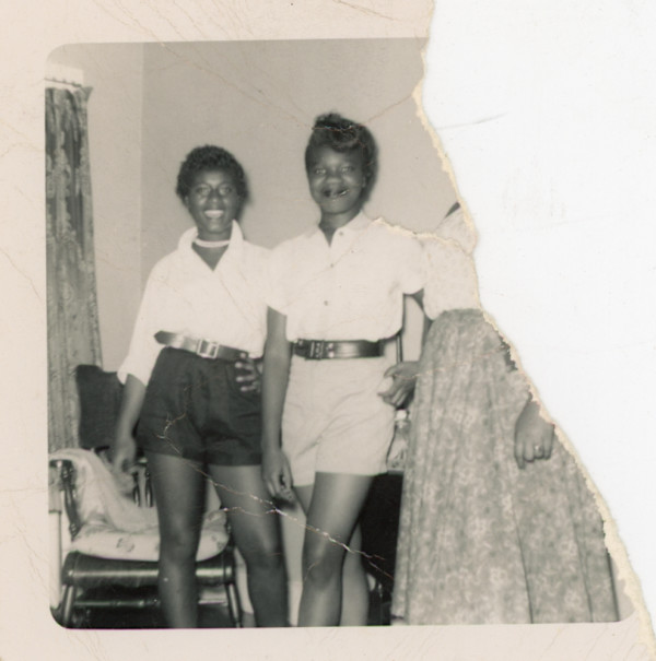 Three women, one torn off by Unknown