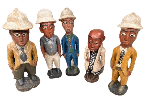 Five Baoule  colon figures, Côte d'Ivoire by Unknown