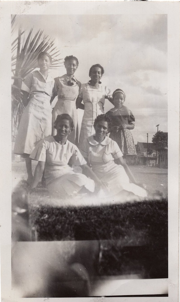 Five Women and a girl by Unknown