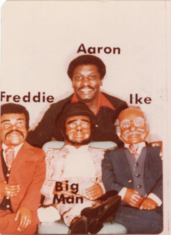 Ventriloquist Aaron Williams with Dummies Freddie, Ike, and Big Man by Unknown
