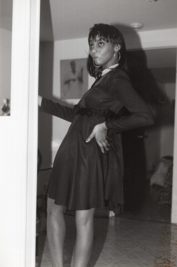 Sephia (flared dress) by Unknown