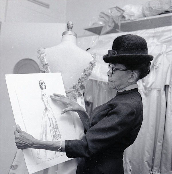 Ann Lowe at Chantilly Inc. on Madison Avenue, New York by Unknown