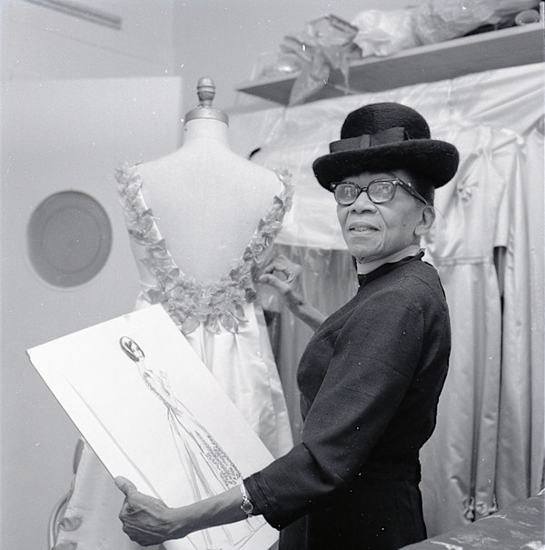 Ann Lowe at Chantilly Inc. on Madison Avenue, New York by Unknown