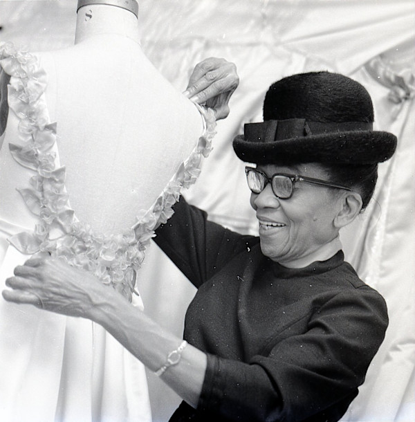 Ann Lowe at Chantilly Inc. on Madison Avenue, New York by Unknown