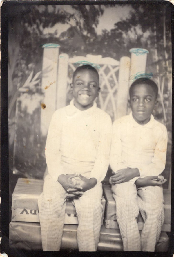 Two young boys by Unknown