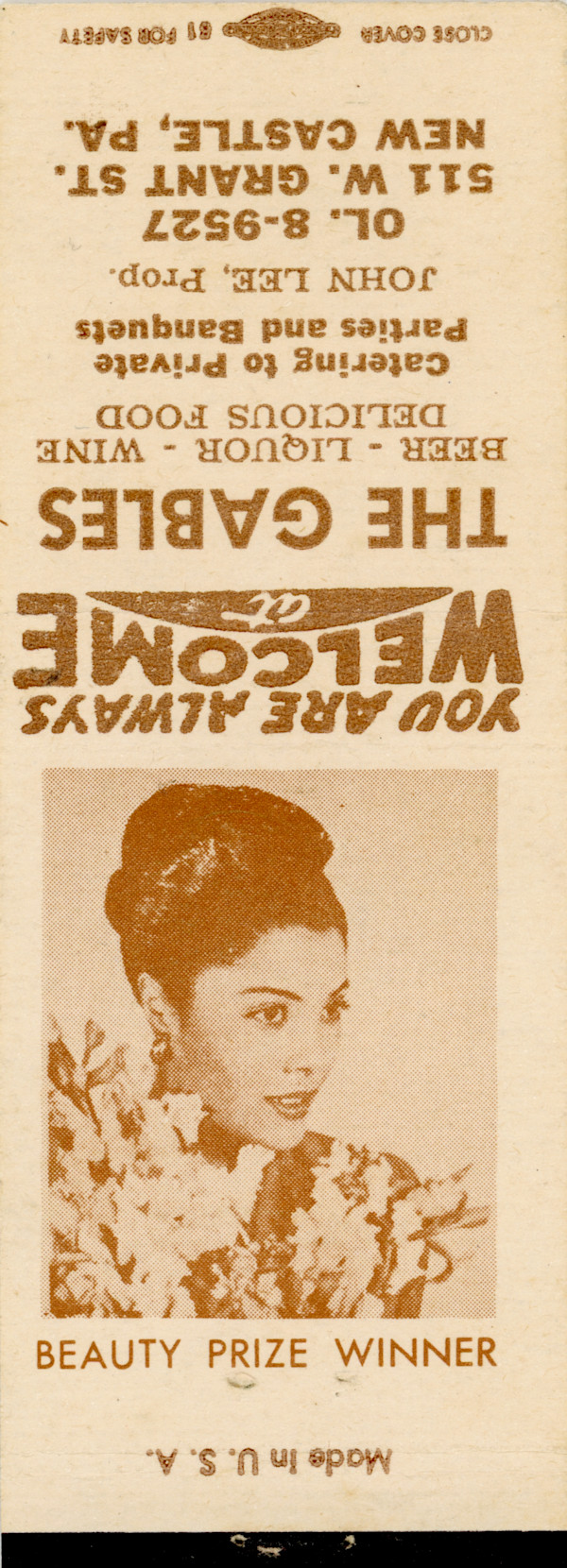 Beauty Prize Winner (matchbook cover pinup) by Unknown