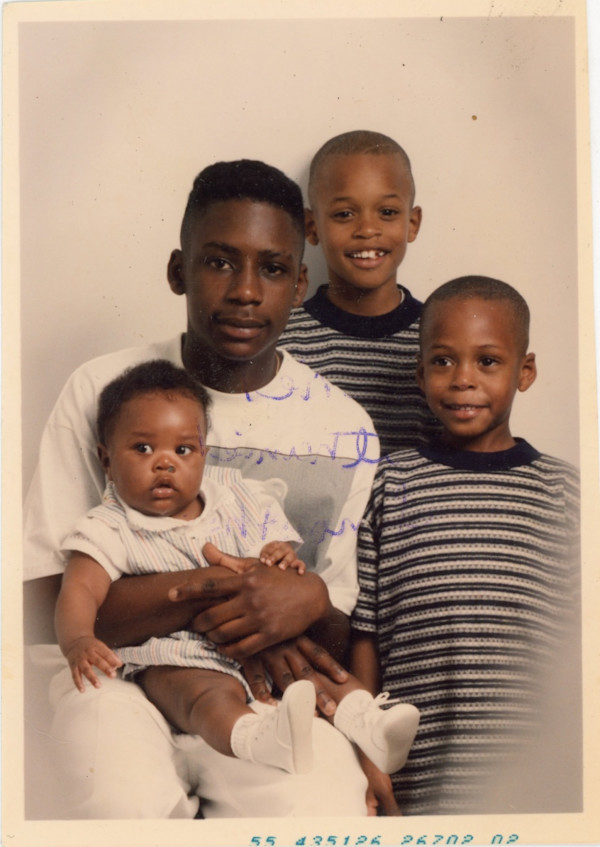Darrell, Winston, Justin, Gabriel (Bella’s children) by Unknown