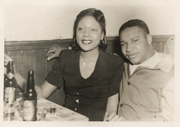 Souvenir photo of couple by Unknown