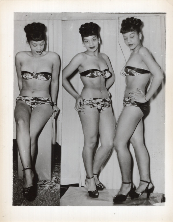 Pinup #142 in bandeau bikini by Unknown