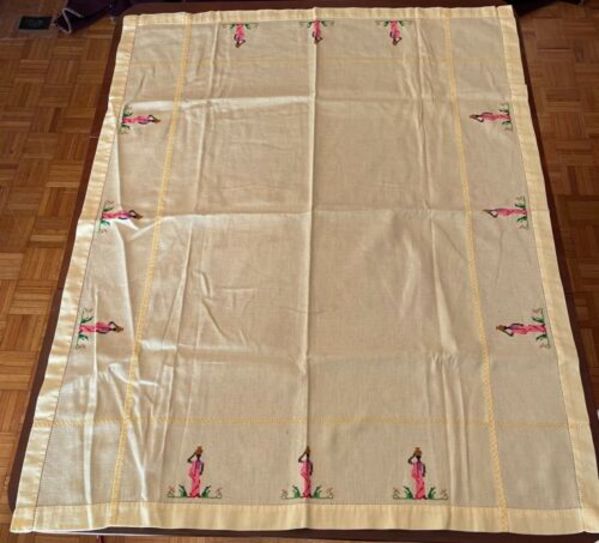 Cross stitch tablecloth by Unknown