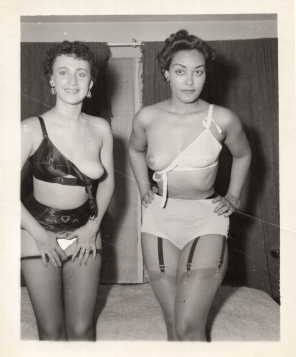 Diana Lombardi & unknown woman by Unknown