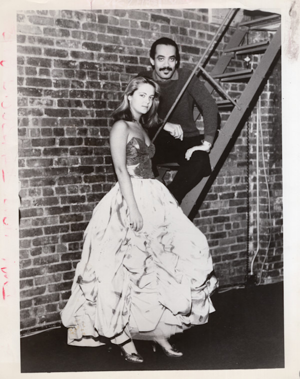 Debutante Cornelia Guest With Her Favorite Designer, Fabrice, In His Manhattan Studio by Unknown
