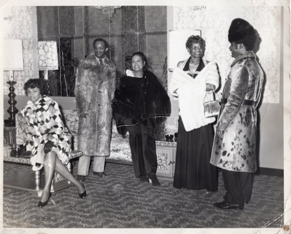 Five fabulous folks in furs by Unknown