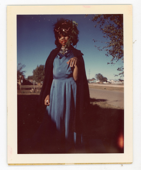 Girl in Halloween costume by Unknown