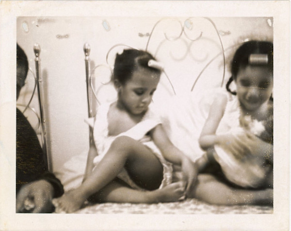 Girls with curlers by Unknown
