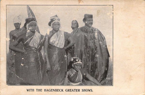 With the Hagenbeck Greater Shows by Unknown