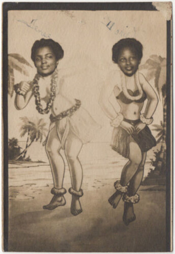 Hula Dancers (Tense & Doris), Santa Monica Pier by Unknown