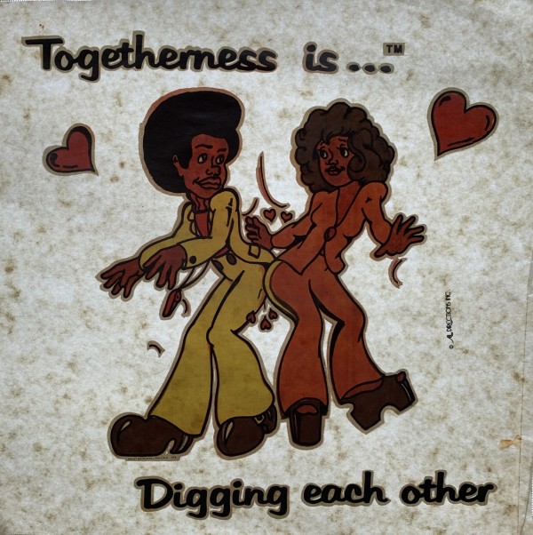 "Togetherness is...Digging Each Other" Iron On Transfer by Unknown