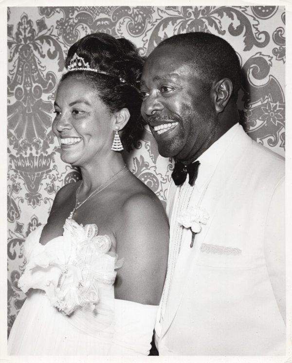 Martha & Louis Jordan wedding reception by Unknown