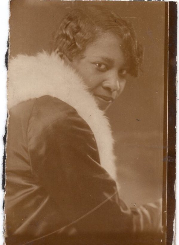 Lincoln University student (fur collar) by Unknown