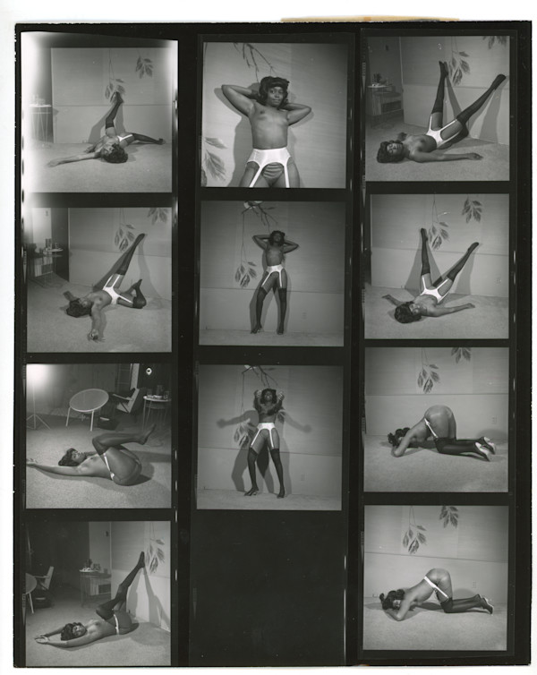 Linda Taylor Contact sheet by Unknown