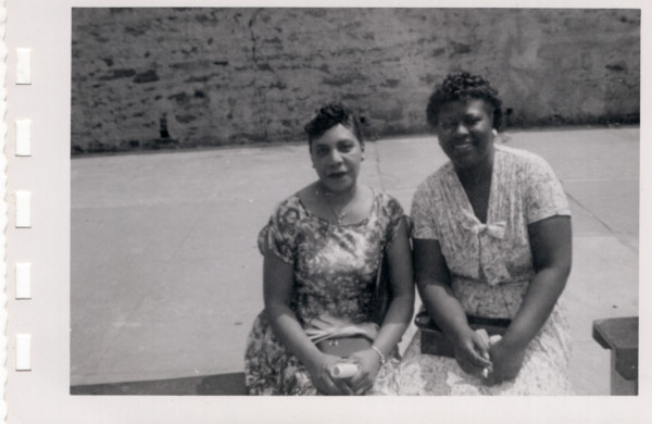 Naomi & Mary Davis, Lorraine's graduation by Unknown