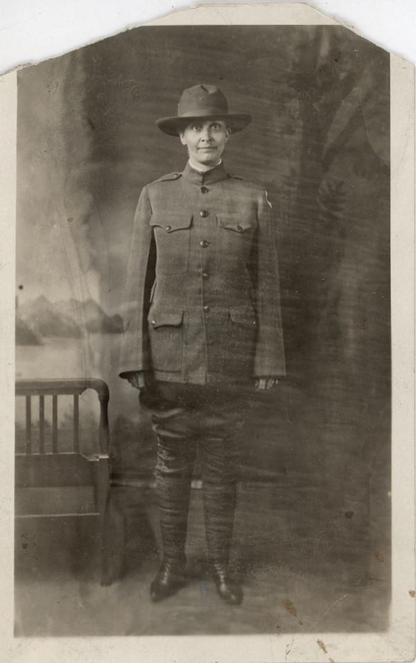 Woman? soldier by Unknown