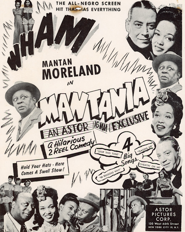 Mantan Moreland “Mantania” flyer by Unknown